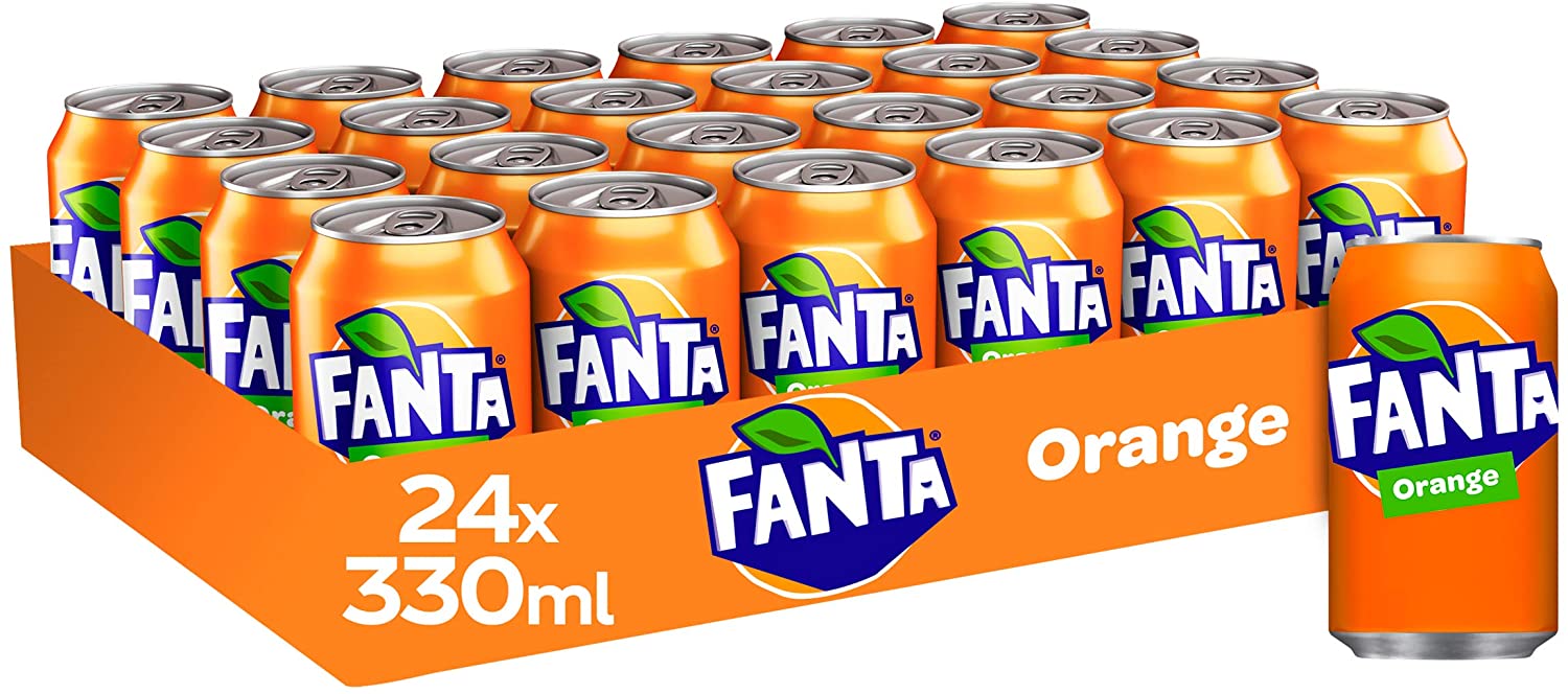 Fanta Orange 33cl - 24 canettes
